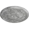 Ekena Millwork Legacy Acanthus Medallion (Canopies up to 3 1/2"), 12 3/4"OD x 7/8"P, Ultra Pure White Crackle CM12LEUWC - alternate 5